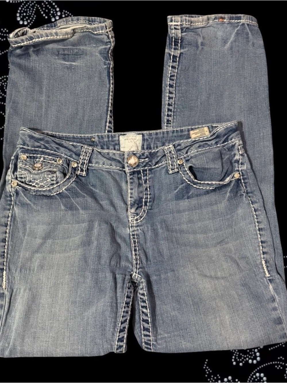 Women’s Blue Denim Jeans - Classic Mid Wash